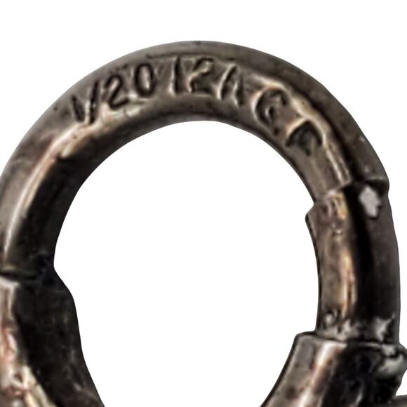 Pale Gray Faceted Crystal Necklace Glass Beaded Choker 12K GF Clasp Vintage - Picture 7 of 11